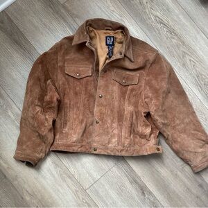 GAP Men's Tan Suede Jacket